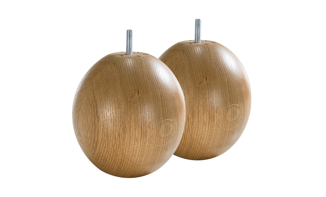 BUBBLE Mbelben 2-pakning Eik 14 cm i gruppen Soverom / Sengeben hos Sofas & more (BU-B14-OAK)