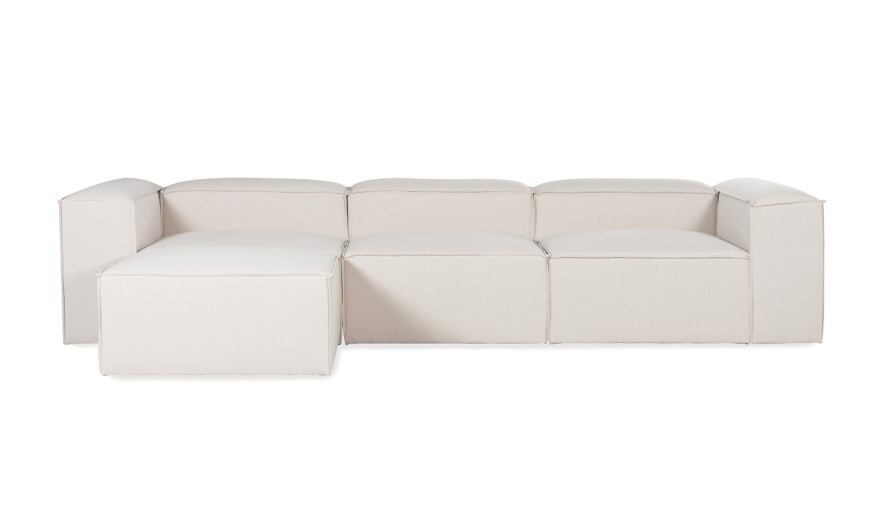 CUBIT PREMIUM Sofa Stor Sandbeige i gruppen Stue / Sofaer / Modulsofaer hos Sofas & more (CUPR-4D-D4-BR001)