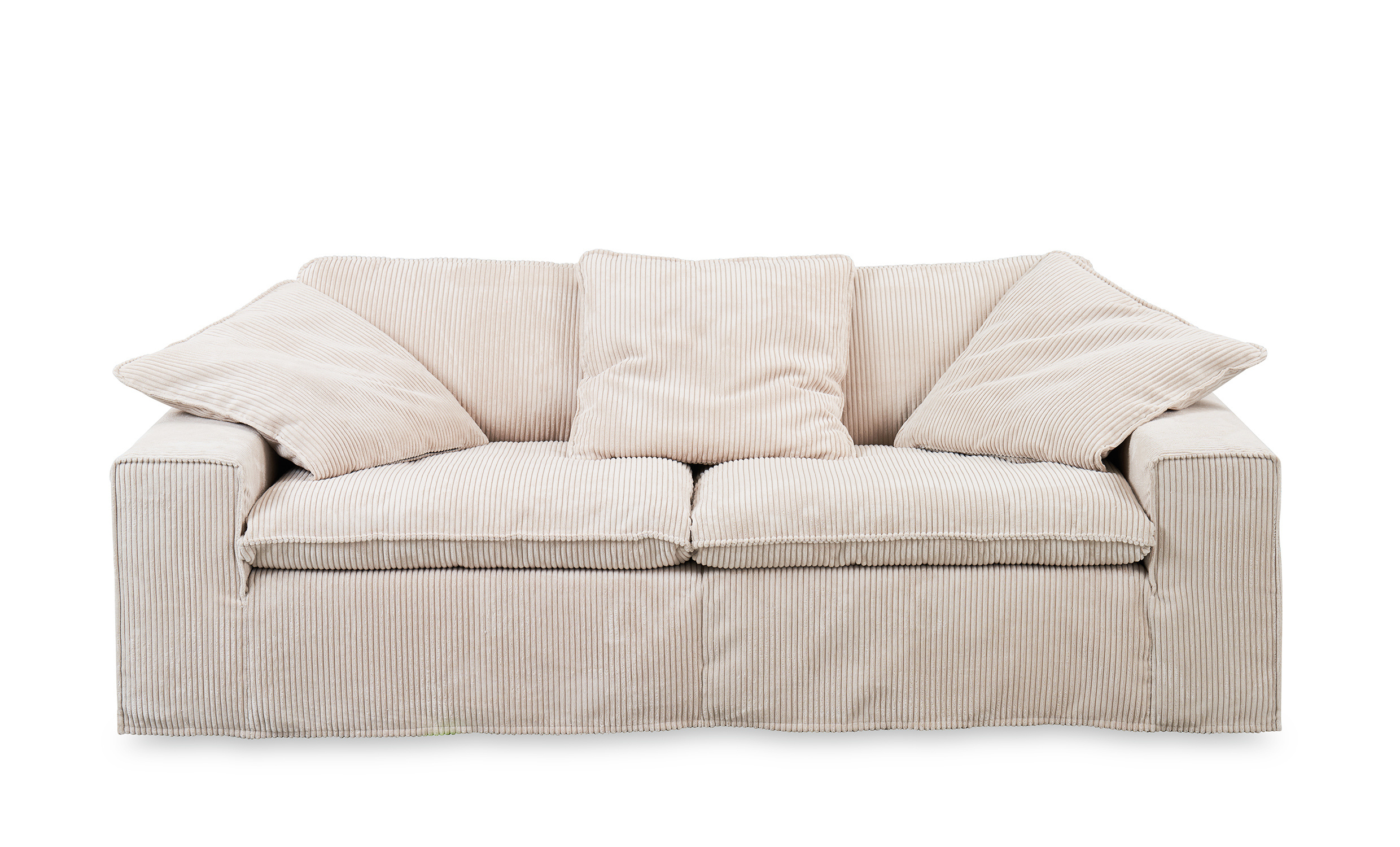 DOVER Grand Deluxe 3-seters sofa Manchester Offwhite i gruppen Stue / Sofaer / 3-seters sofaer hos Sofas & more (DO3SZOOW)