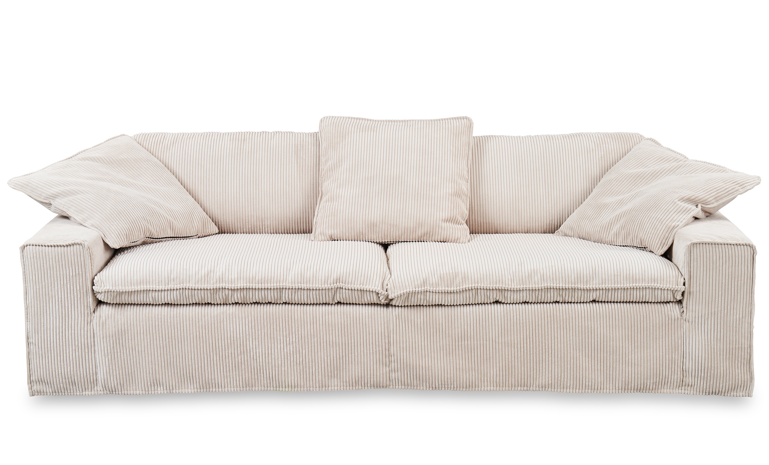 DOVER Grand Deluxe 4-seters sofa Manchester Offwhite i gruppen Stue / Sofaer / 4-seters sofaer hos Sofas & more (DO4SZOOW)