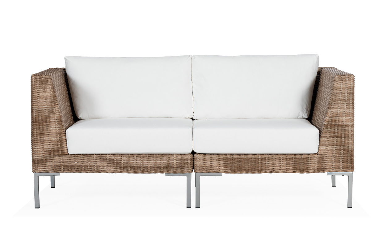 GREENVILLE Sofa M Kunstrotting i gruppen Utembler / Hagesofaer hos Sofas & more (GRE-2S-RATTAN)