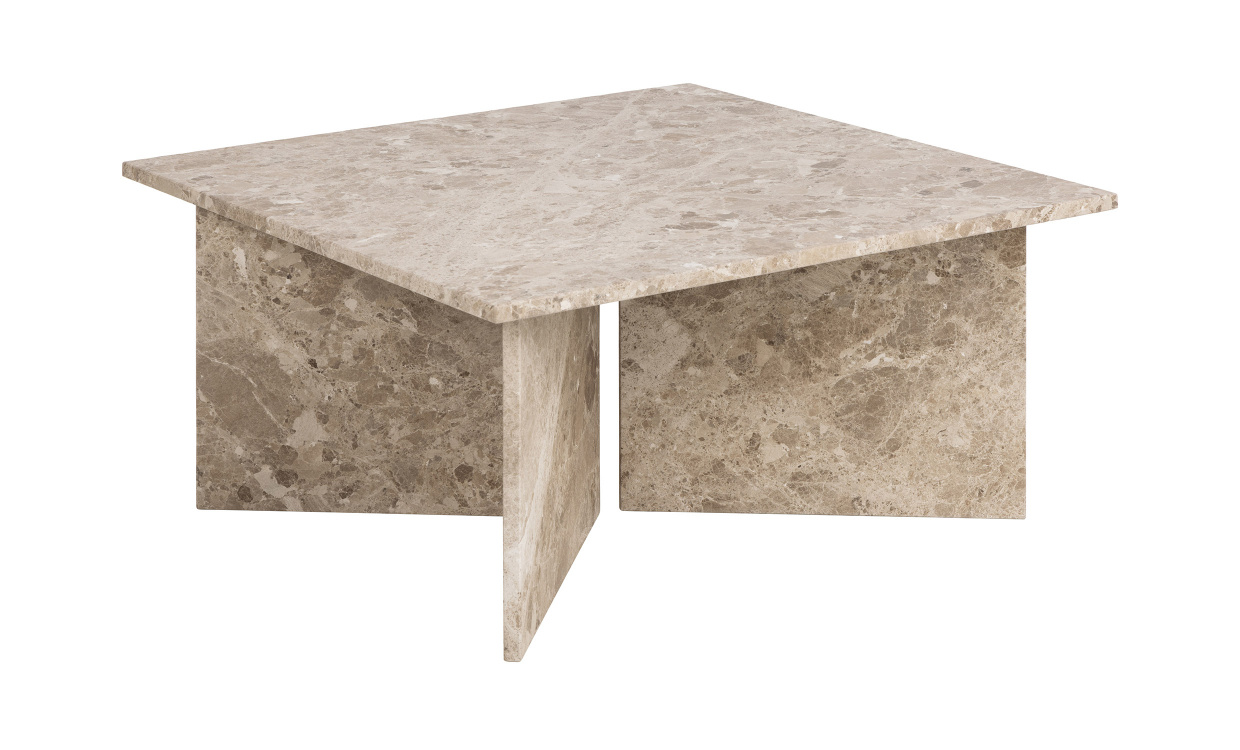 VERA Sofabord 90 Marmor Beige i gruppen Stue / Sofabord / Marmorbord hos Sofas & more (H000022202)