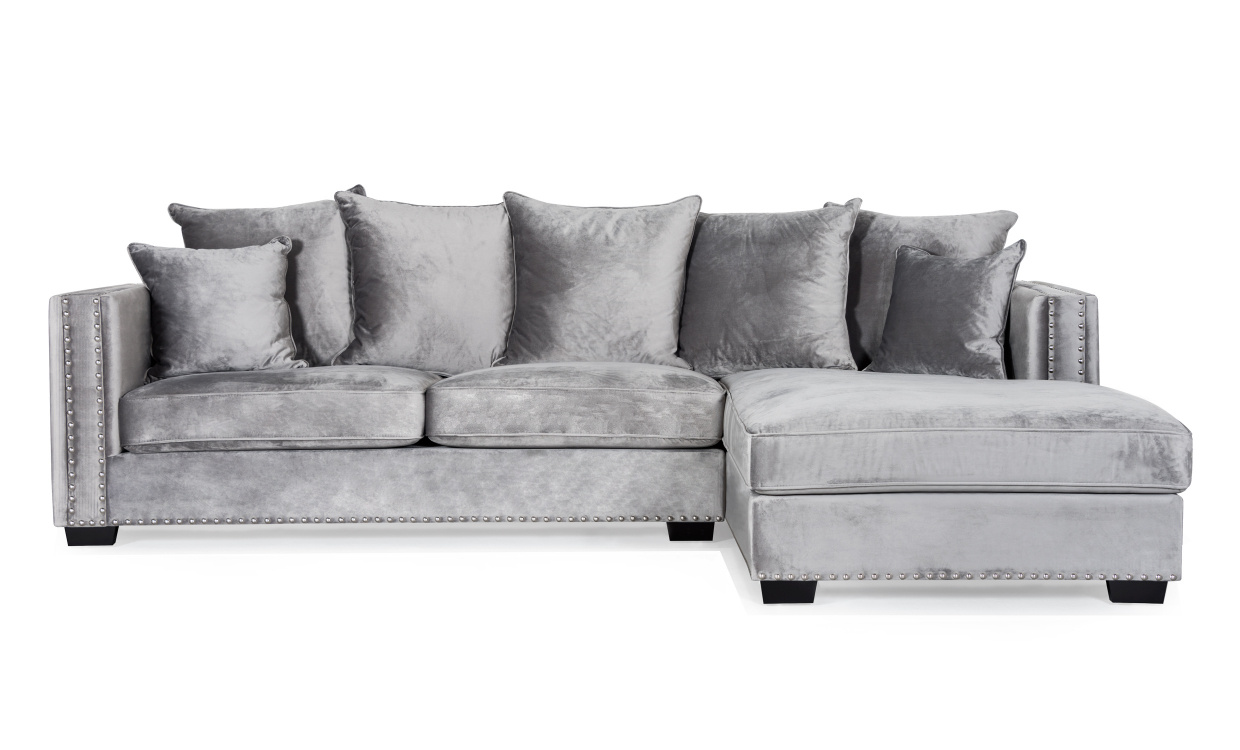 MANHATTAN Divansofa hyre Lys gr i gruppen Stue / Sofaer / Flyelssofaer / hos Sofas & more (HS-313-LR-38)