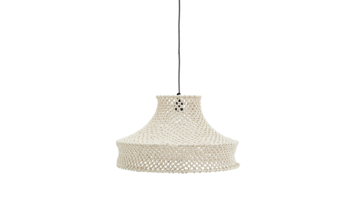 TAKLAMPE Bomull 50cm Offwhite i gruppen Belysning / Lamper / Taklamper hos Sofas & more (IM-2234)