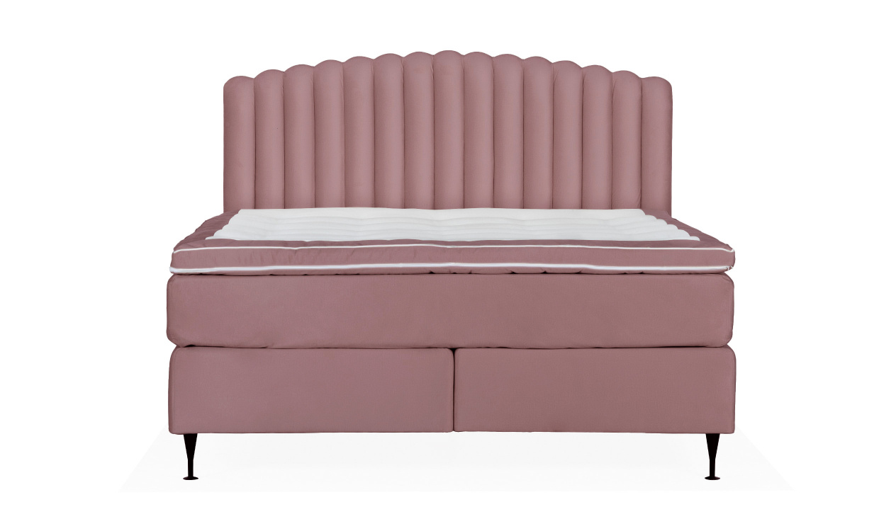 OPERA/PRIMO HIGH 180 Sengesett Velvet Rosa i gruppen Soverom / Senger / hos Sofas & more (KMP04093PRHISG180M63)