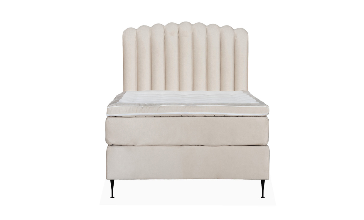 OPERA/PRIMO HIGH 120 Sengesett Velvet Beige i gruppen Soverom / Senger / Sengepakke hos Sofas & more (KMP06034PRHISG120MO2)