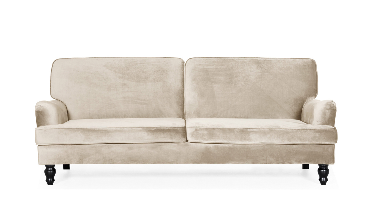 HOWARD Sovesofa Flyel Beige i gruppen Stue / Sofaer / Flyelssofaer / hos Sofas & more (LAB-192N2S-CR-1)