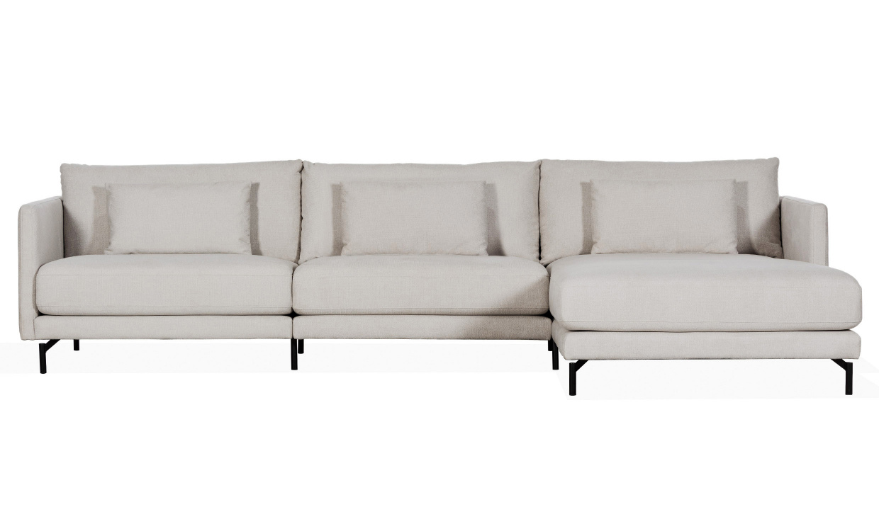 LINDE Sofa Stor Hyre Beige i gruppen Stue / Sofaer / Divansofaer hos Sofas & more (LI3DPA05)