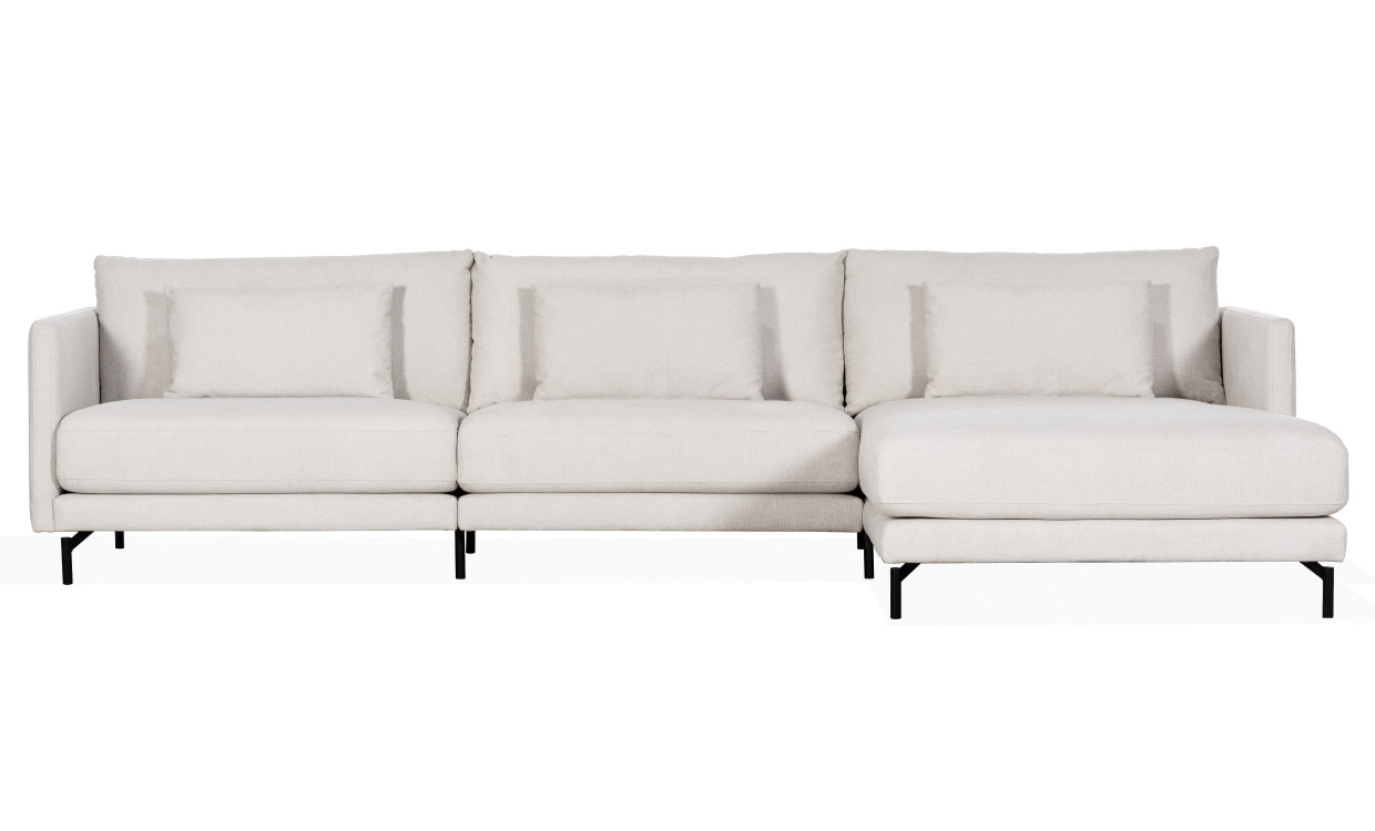 LINDE Sofa Stor Hyre Offwhite i gruppen Stue / Sofaer / Divansofaer hos Sofas & more (LI3DPA06)