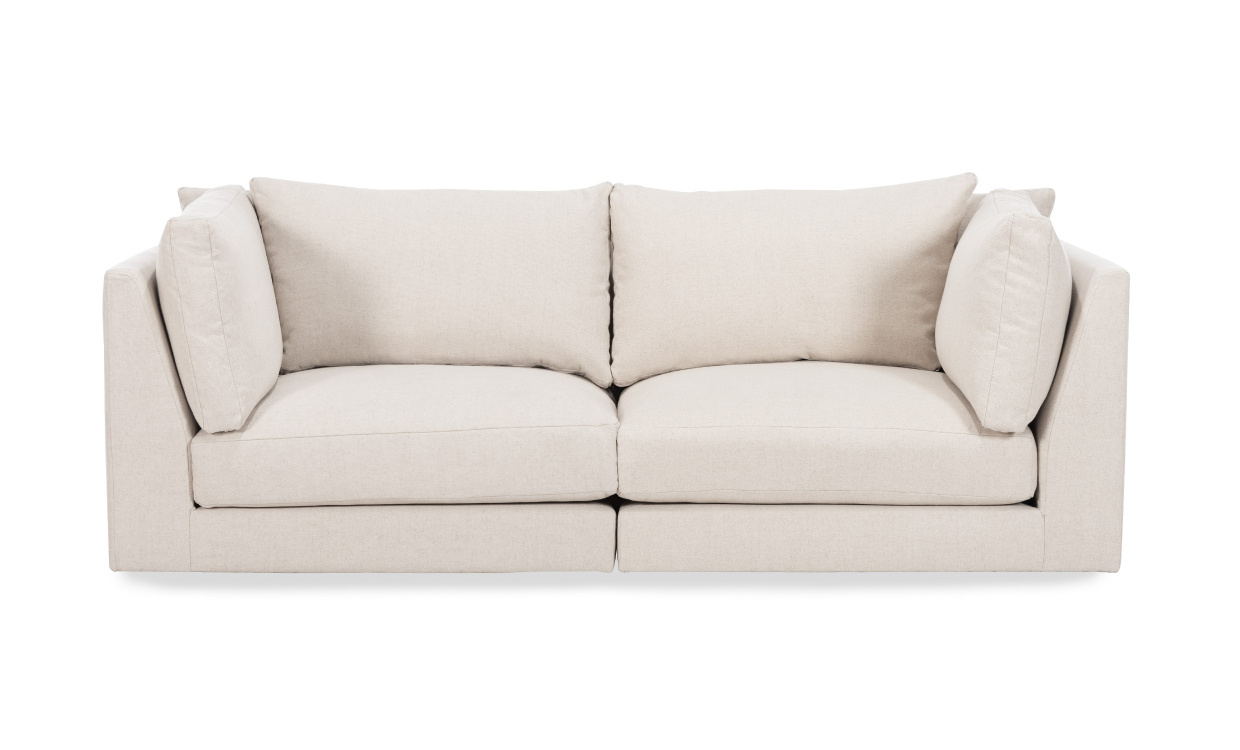 LYON 3-seters sofa Modulsofa Beige i gruppen Stue / Sofaer / Modulsofaer hos Sofas & more (LY-3S-CABE)