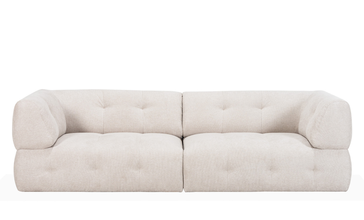 MINA 3-seters sofa Greige i gruppen Stue / Sofaer / hos Sofas & more (MINA-3S-GR)