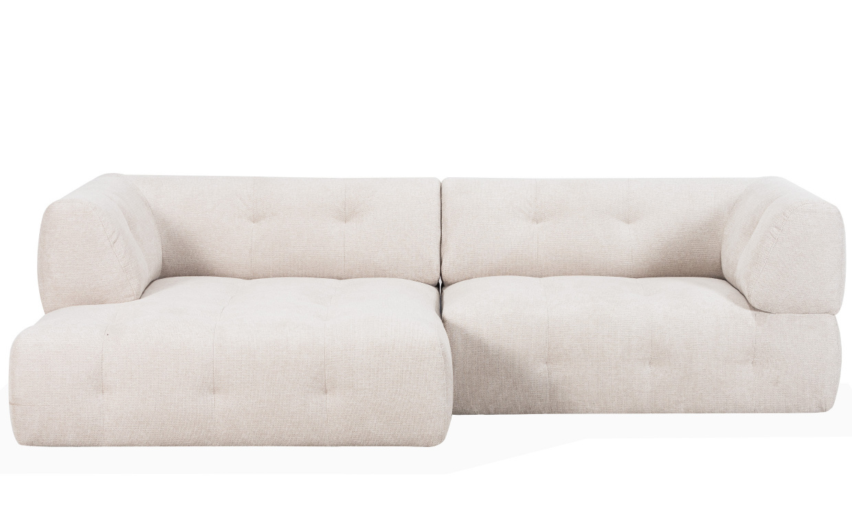 MINA Divan sofa Venstre Greige i gruppen Stue / Sofaer / Divansofaer hos Sofas & more (MINA-D3-GR)