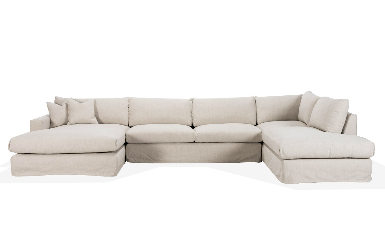 MAXIME U-sofa Hyre Beige i gruppen Stue / Sofaer / hos Sofas & more (MXD3ABE)