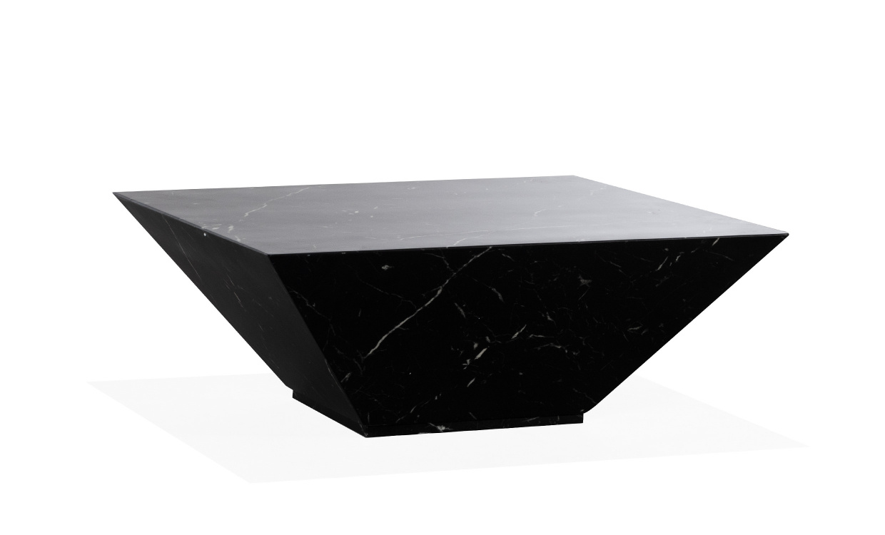 CATANIA TRIANGLE Salongbord 90 Sort i gruppen Stue / Sofabord / Marmorbord hos Sofas & more (OL-2279CT-A-BL)