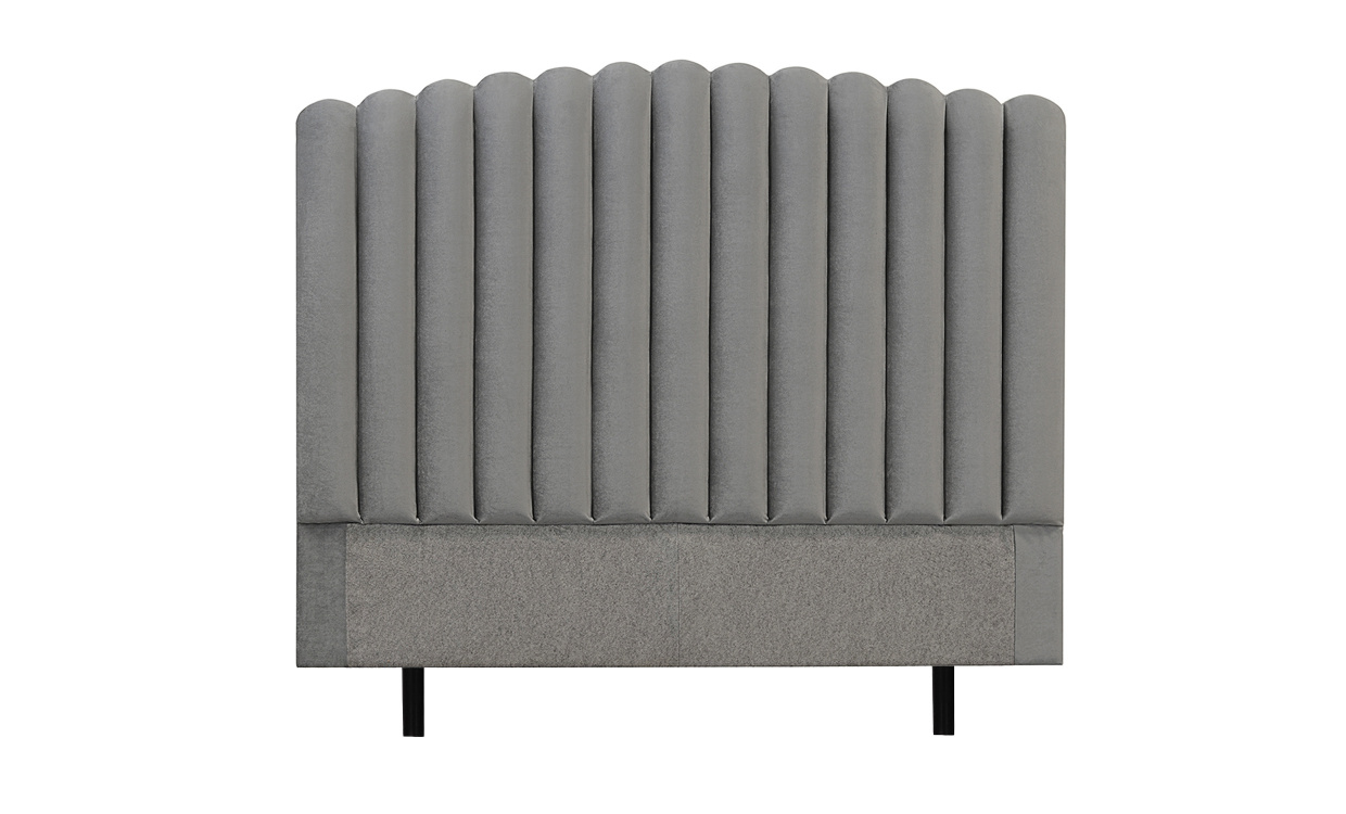 PRIMO HIGH 160 Sengegavl Mrkegr i gruppen Soverom / Sengegavler / Sengegavler 160 hos Sofas & more (PRHISG160M92)