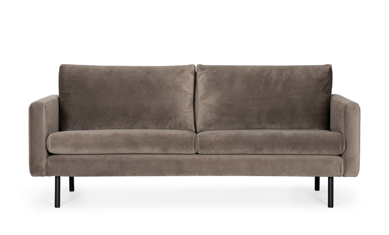 SANDHAMN 3-seters Sofa Velvet Beige i gruppen Stue / Sofaer / Flyelssofaer / hos Sofas & more (SA3SSA03)