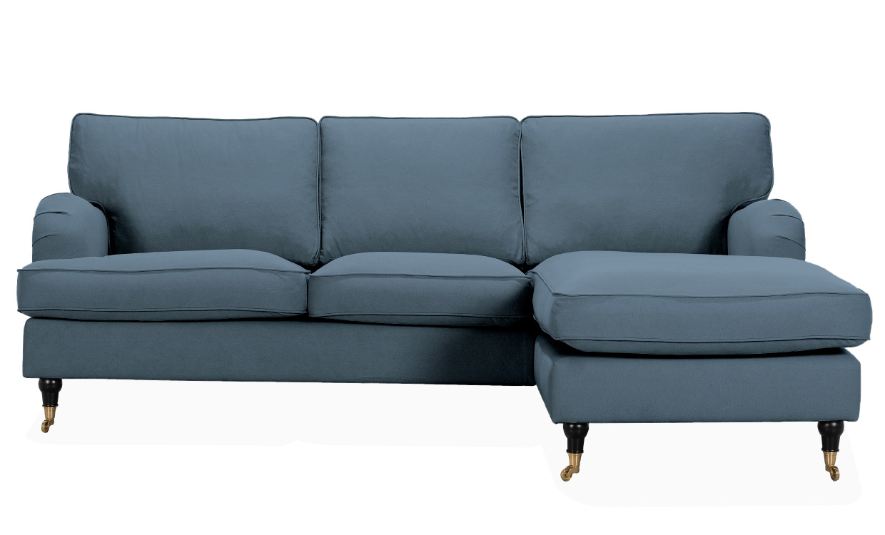 SKAGEN Divansofa Hyre Howard Classic Bl i gruppen Stue / Sofaer / Howard-sofaer hos Sofas & more (SKA3DBABL)