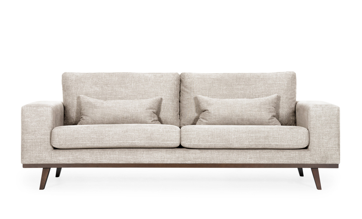 STOCKHOLM Fusion 3-seters sofa Greige i gruppen Stue / Sofaer / hos Sofas & more (ST25CA01)