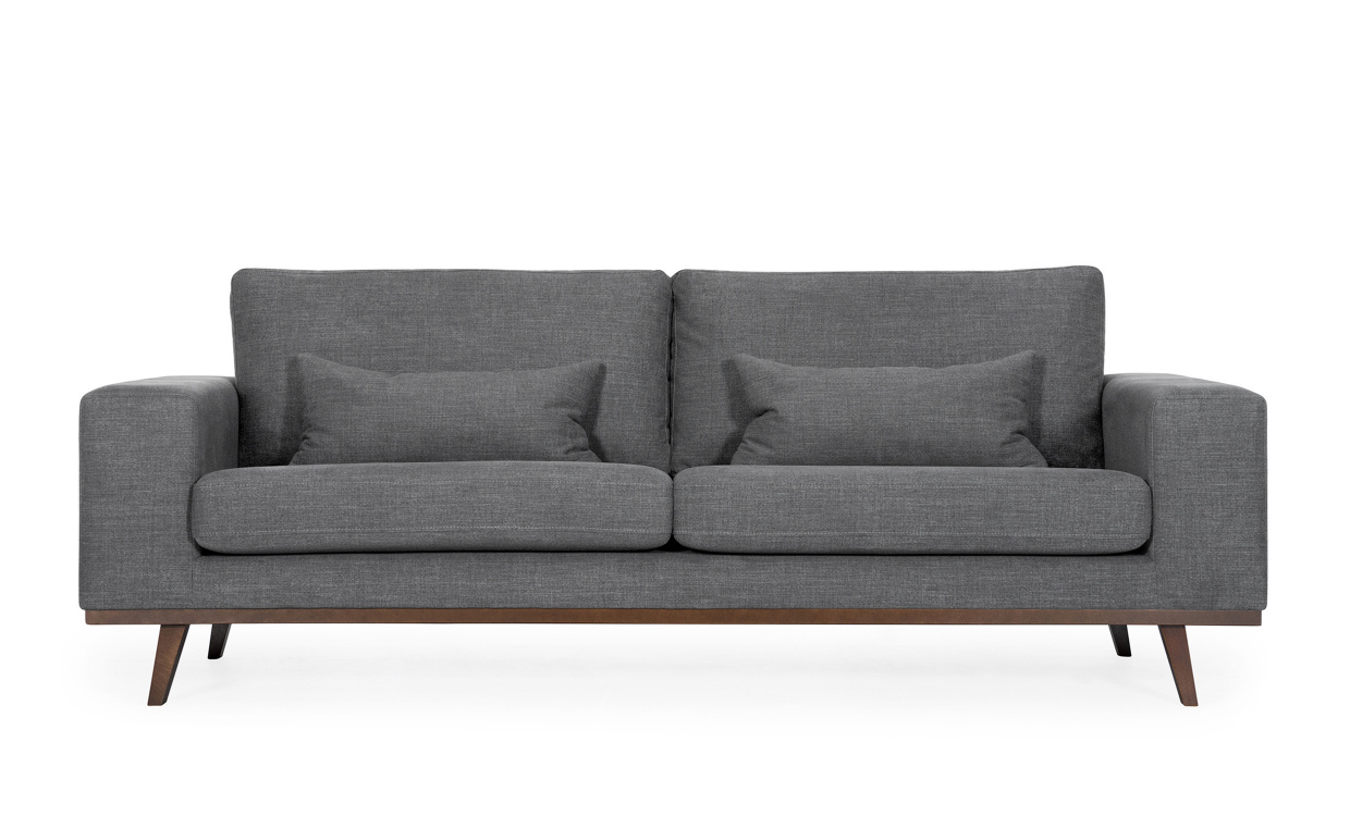 STOCKHOLM Fusion 3-seters sofa Mrkegr i gruppen Stue / Sofaer / hos Sofas & more (ST25CA68)