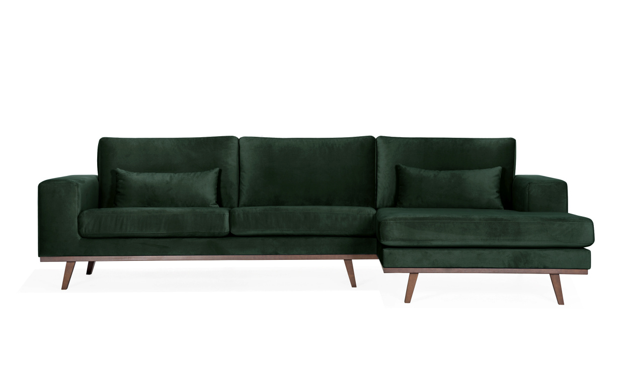 STOCKHOLM Divansofa Hyre Velvet Edition Grnn i gruppen Stue / Sofaer / Flyelssofaer / hos Sofas & more (ST3DRI38)