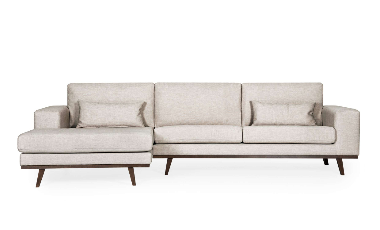 STOCKHOLM Fusion Sofa Venstre Greige i gruppen Stue / Sofaer / hos Sofas & more (STD3CA01)