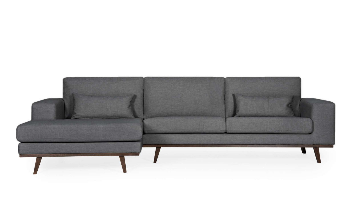 STOCKHOLM Fusion Sofa Venstre Mrkegr i gruppen Stue / Sofaer / hos Sofas & more (STD3CA68)