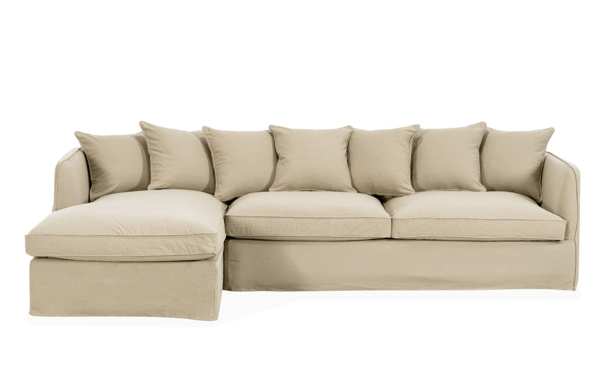 STEDFORD Sovesofa Divan Vnster Kaki i gruppen Stue / Sofaer / hos Sofas & more (STF-CORN-LHF-067-2D)