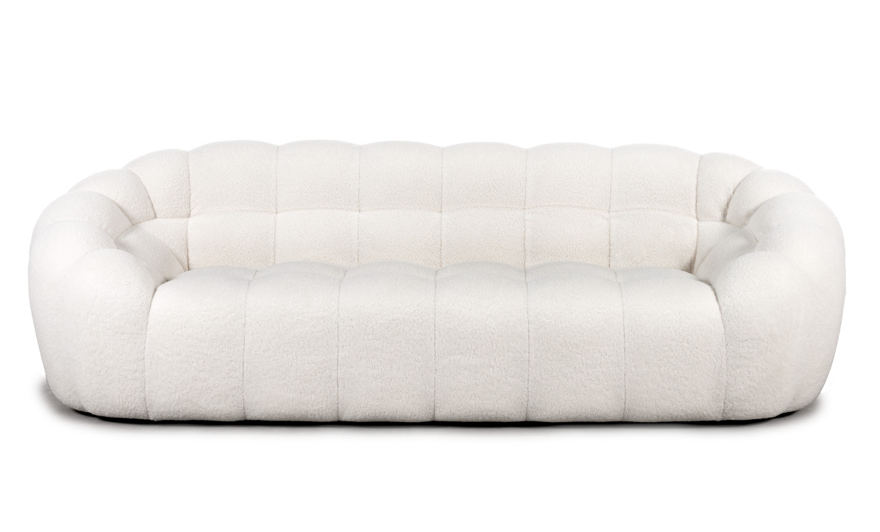 JODA 3-seters sofa Teddy Offwhite i gruppen Stue / Sofaer / hos Sofas & more (Y2039-3S-TEDDY04)