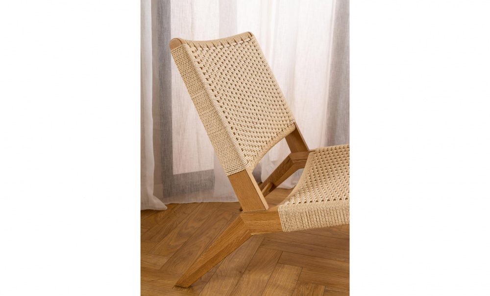 CARLOS Lounge Chair Natural i gruppen Stue / Lenestoler hos Sofas & more (0000104906)