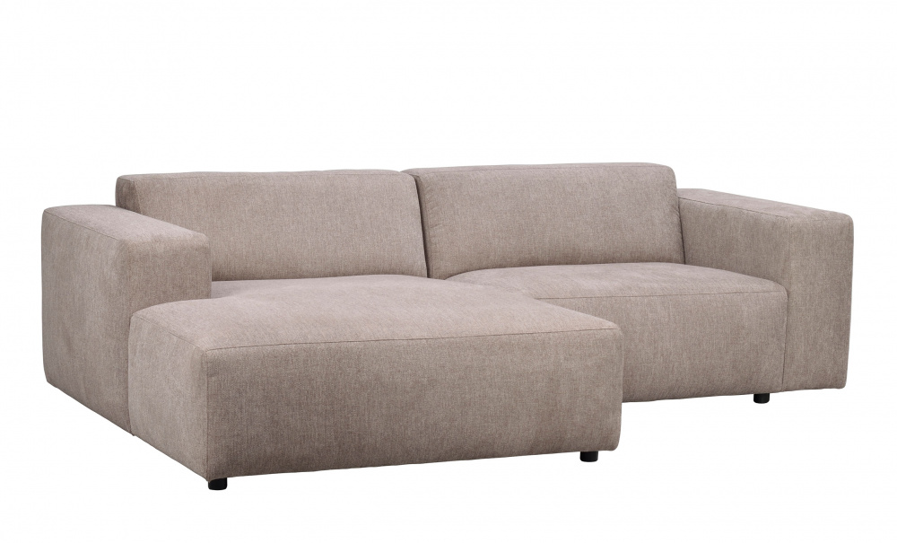 WILLARD sofa 3-seters sjeselong venstre beige i gruppen Stue / Sofaer / Divansofaer hos Sofas & more (121316)