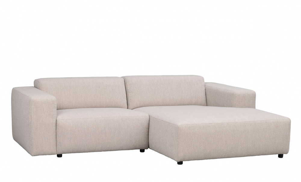 WILLARD sofa 3-seter-sjeselong hyre lys beige i gruppen Stue / Sofaer / Divansofaer hos Sofas & more (121333)