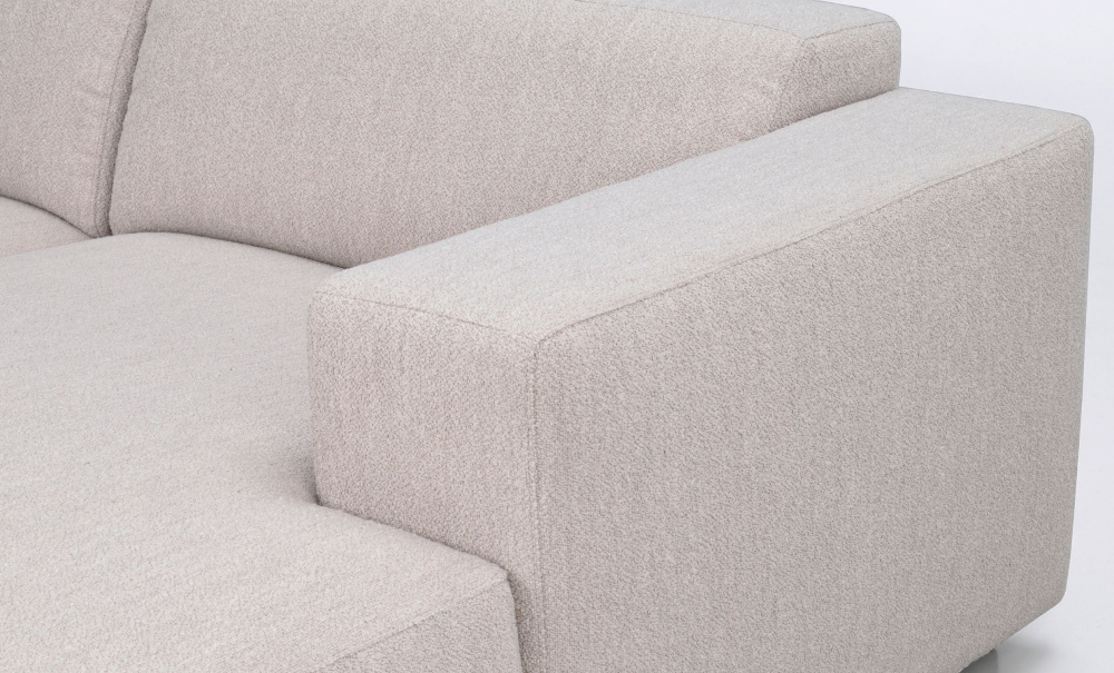 WILLARD sofa 3-seter-sjeselong hyre lys beige i gruppen Stue / Sofaer / Divansofaer hos Sofas & more (121333)