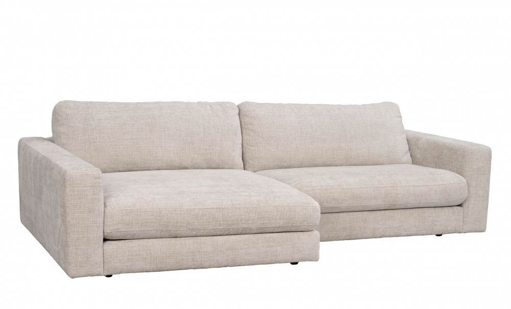 DUNCAN sofa 3-seter sjeselong venstre lysegr i gruppen Stue / Sofaer / 3-seters sofaer hos Sofas & more (122036)