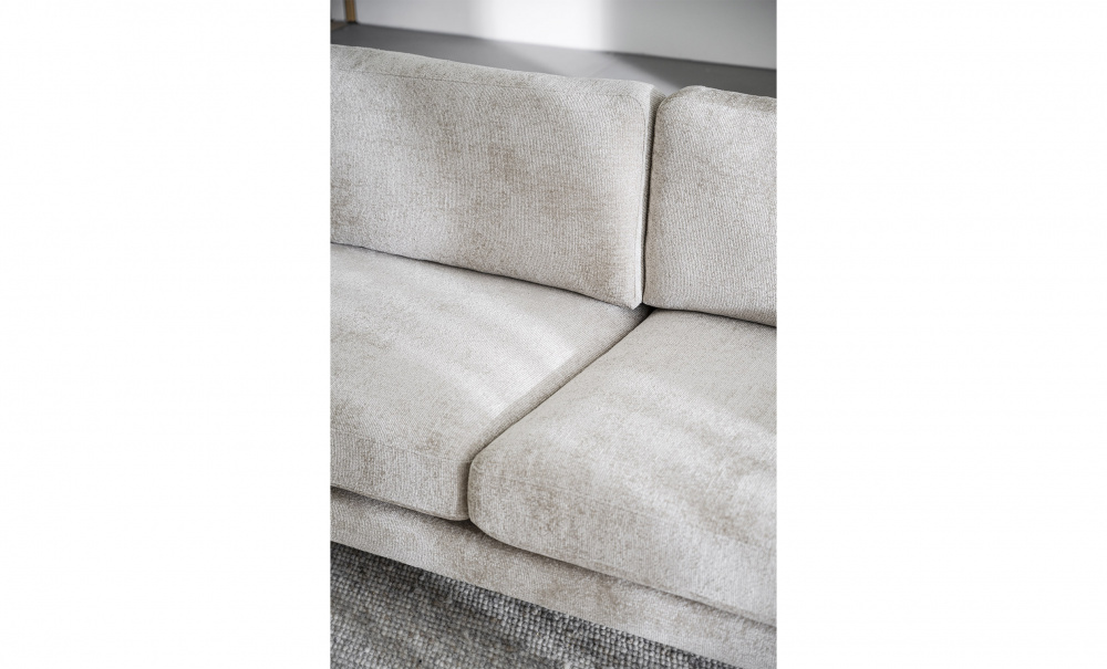 BRADEN 3-seters sofa Lys beige/Eik i gruppen Stue / Sofaer / 3-seters sofaer hos Sofas & more (123705)