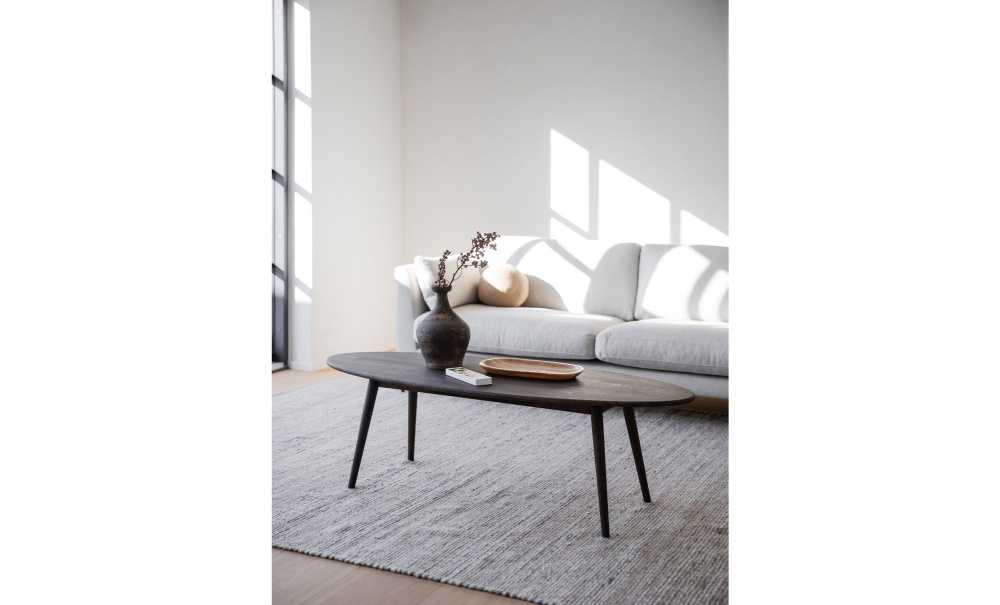 TOMPKINS Sofabord Ellipse 150 Brun Eik i gruppen Stue / Sofabord hos Sofas & more (128022)