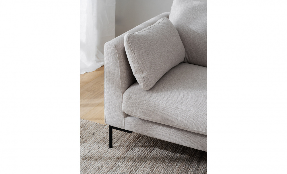 Corwin 3-seters sofa Lys beige i gruppen Stue / Sofaer / 3-seters sofaer hos Sofas & more (129150)