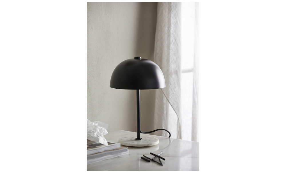 KITA Bordlampe Marmor Svart i gruppen Belysning / Lamper / Bordlamper hos Sofas & more (16302)