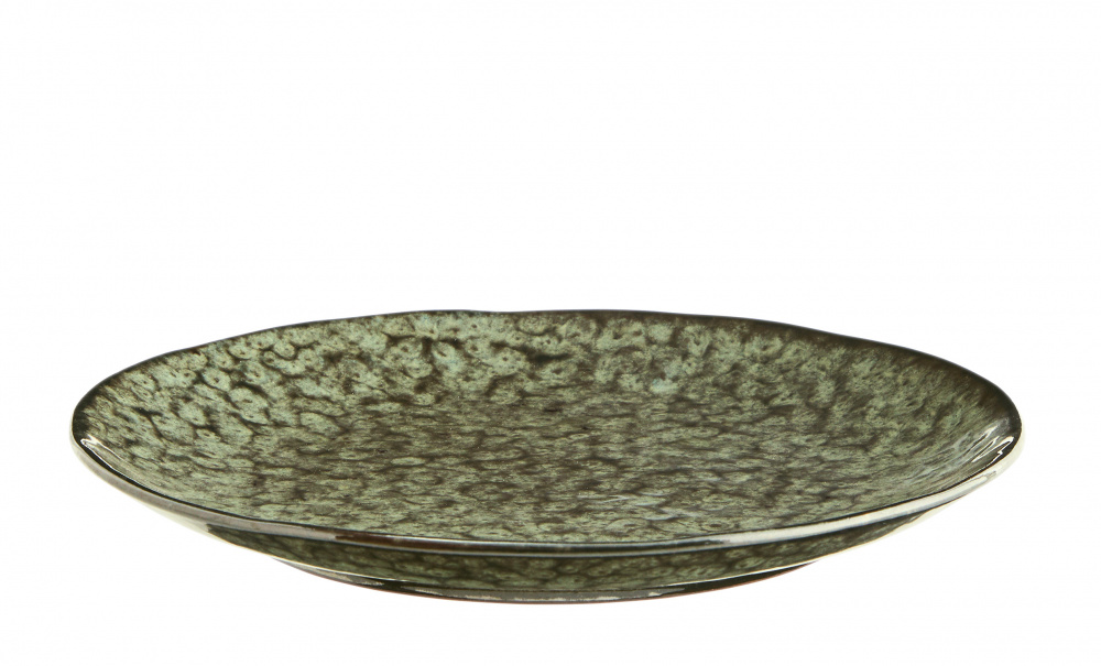 PLATE Steinty 22 cm Grnn i gruppen Kjkken og servering / Borddekking og servering hos Sofas & more (21-GN-2)