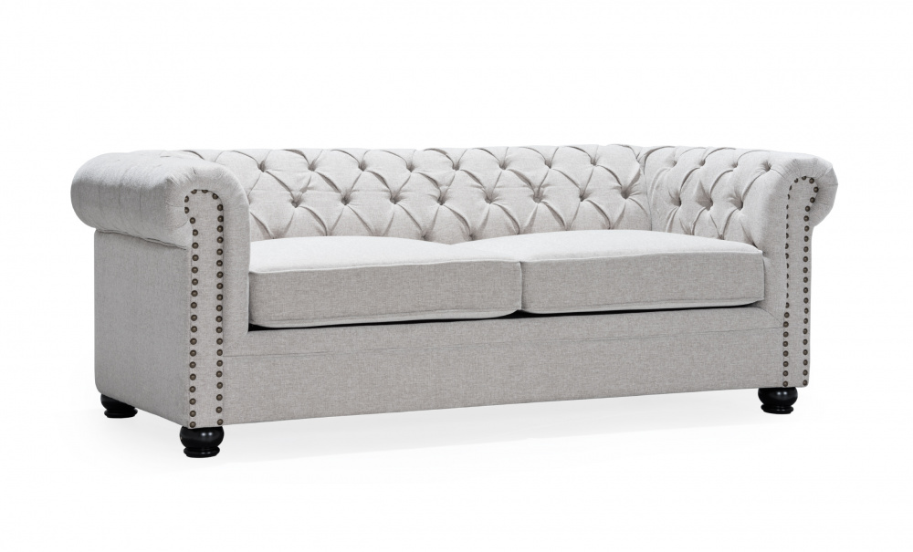 WINDSOR Chesterfield Sovesofa Mrk gr i gruppen Stue / Sofaer / hos Sofas & more (2328-332-7)