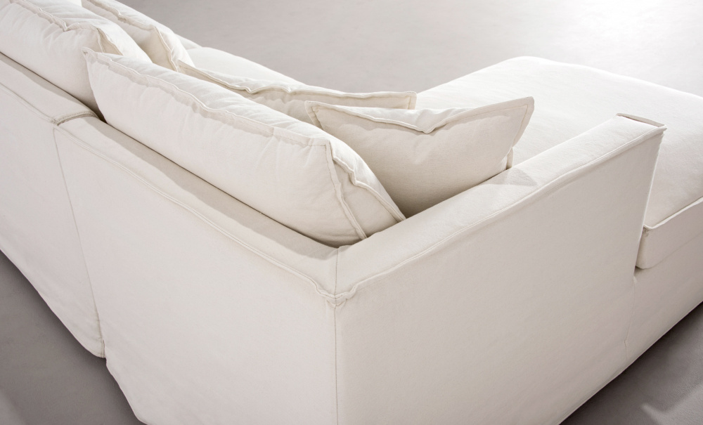 MILFORD Sovesofa Divan Venstre Beige i gruppen Stue / Sofaer / Sovesofaer hos Sofas & more (2632-CORN-LHF-067-5D)