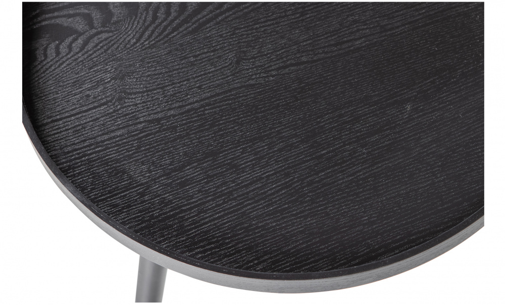 MESA Sidebord L Wood Black i gruppen Stue / Sofabord hos Sofas & more (375431-Z)