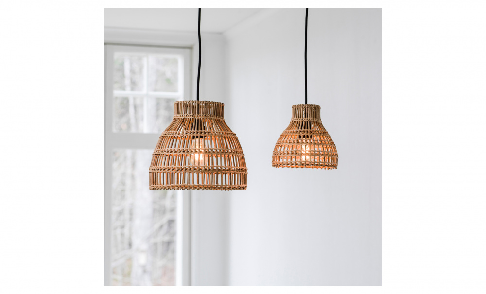 SARAH Taklampe Rattan i gruppen Belysning / Lamper / Taklamper hos Sofas & more (4127-BT02)