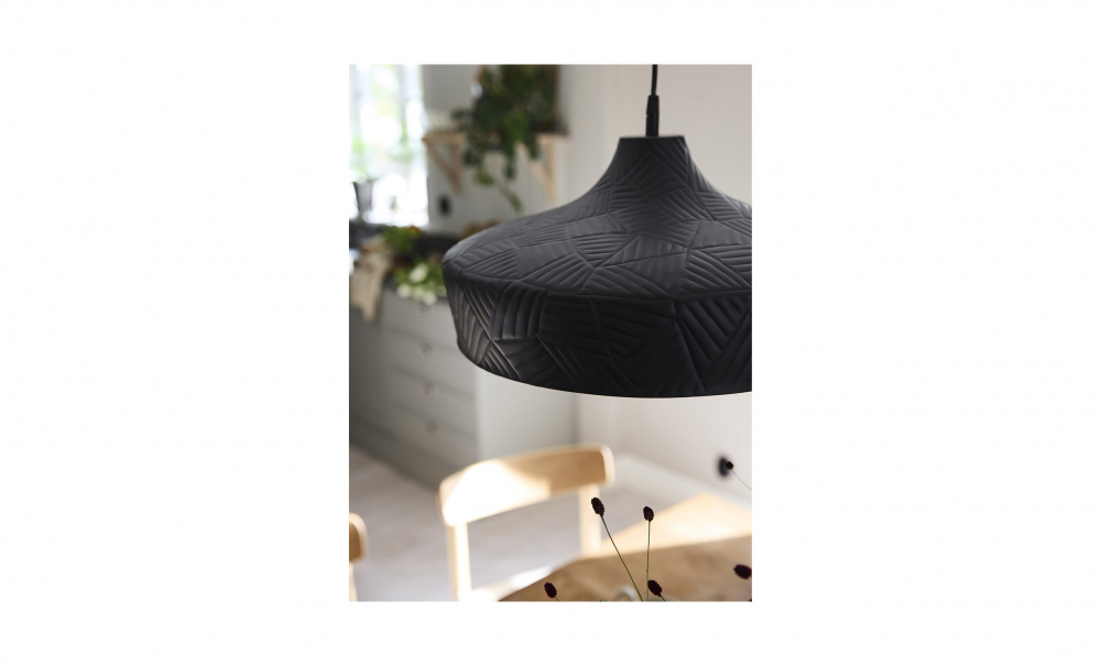 RIBBLE Taklampe 45cm Sort i gruppen Belysning / Lamper / Taklamper hos Sofas & more (4224512)