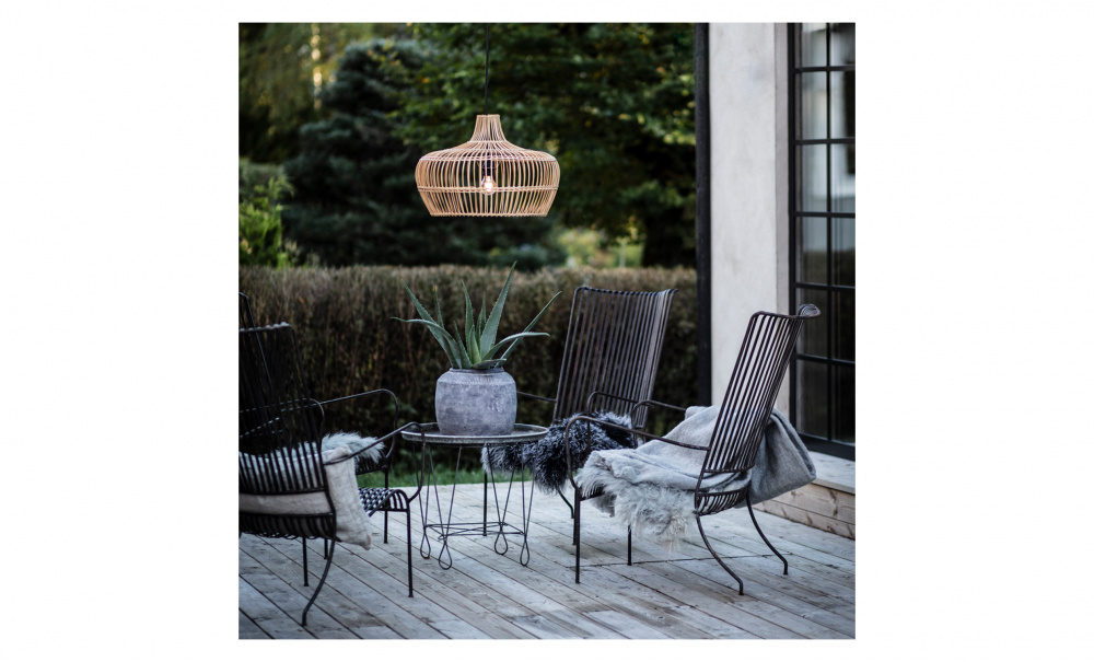 KISHA Taklampe Rattan i gruppen Belysning / Lamper / Utendrsbelysning hos Sofas & more (4251-BT02)