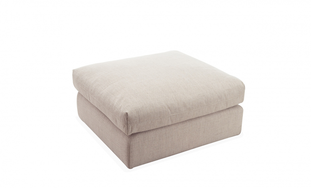 TRIBECA Fotskammel Beige i gruppen Stue / Sofaer / Fotskamler hos Sofas & more (6112-TRIBFS-HO4)