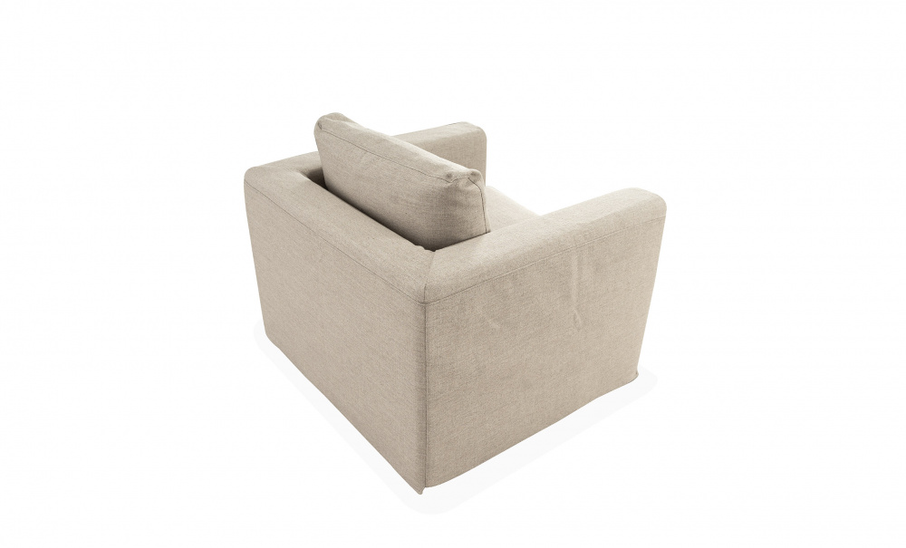 BRYCE Lenestol Sandbeige i gruppen Stue / Lenestoler / Beige lenestoler hos Sofas & more (653-BRY1S-LOX4)