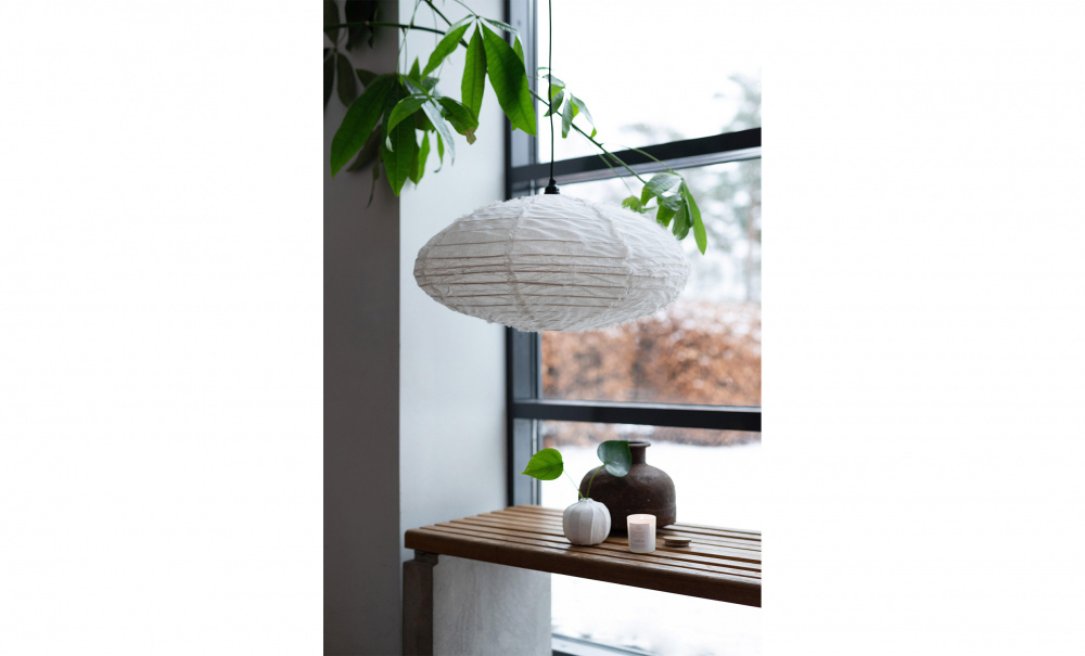 FLORES Taklampe 80x40 Hvit i gruppen Belysning / Lamper / Taklamper hos Sofas & more (65701)