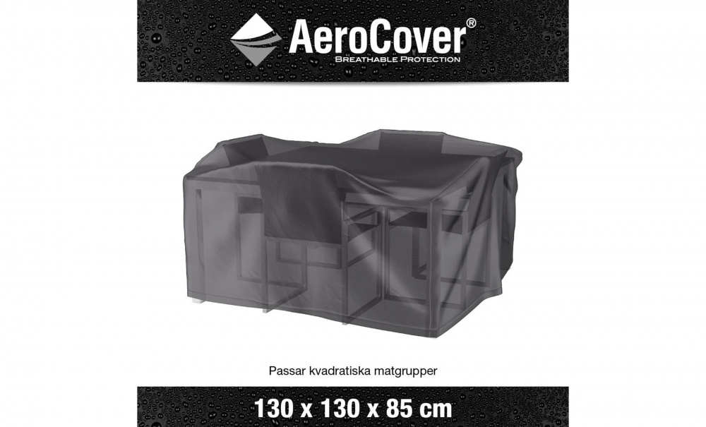 AEROCOVER Mbeltrekk Antrasitt 130 x 130 x H85, 85 i gruppen Utembler / Oppbevaring / Mbeltrekk hos Sofas & more (7913)