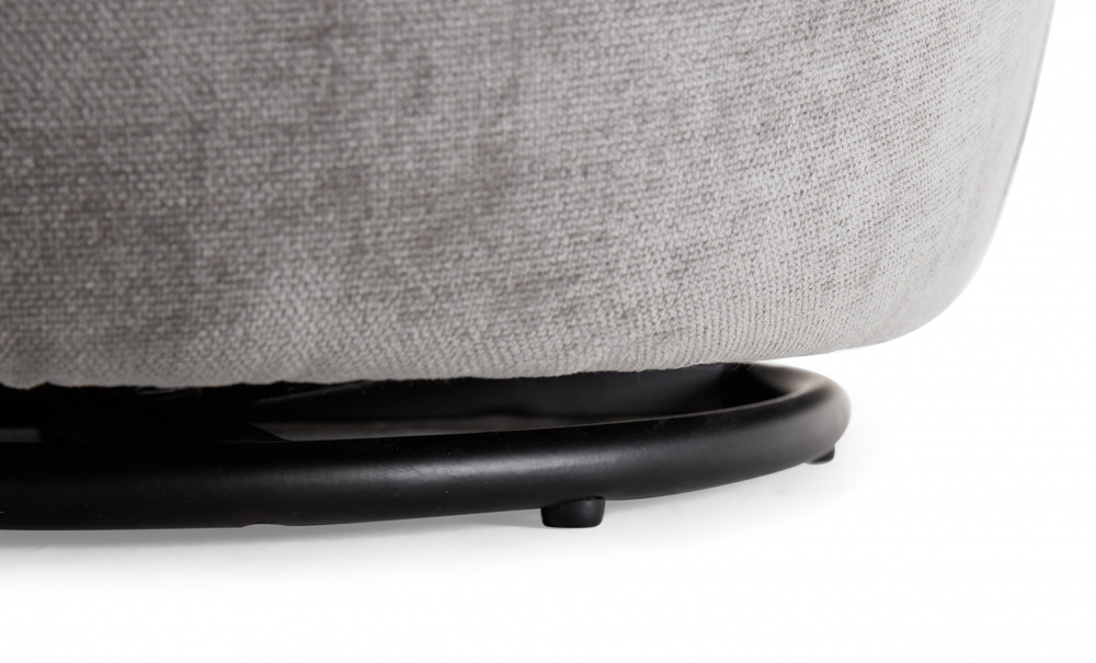 GIGI Swivel Snurrelenestol Velvet Lys gr i gruppen Stue / Lenestoler hos Sofas & more (A001-FM51)