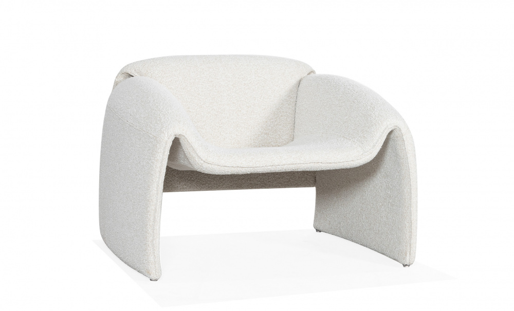 BOOGI Lounge Chair Boucl Offwhite i gruppen Soverom / Soveromsmbler / Sittembler hos Sofas & more (BH-A467-A2635-2A)